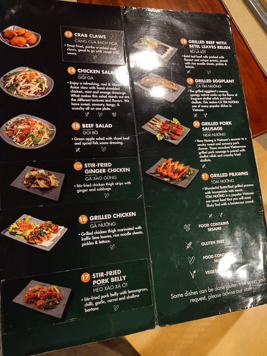 Menu Savoury Dining Campbelltown-1